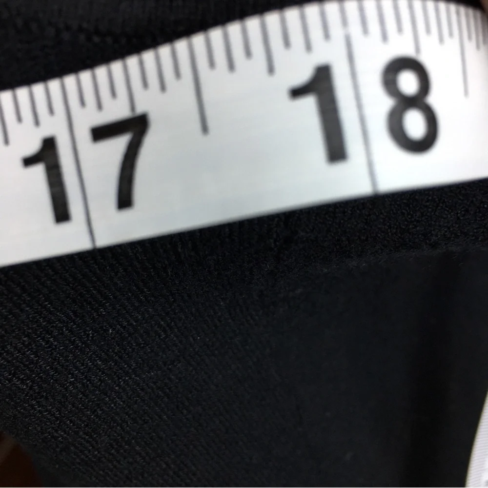 BCBGMAXAZRIA Black Cardigan & Shell Sweater Beaded Diamond Design Size M - Picture 15 of 16